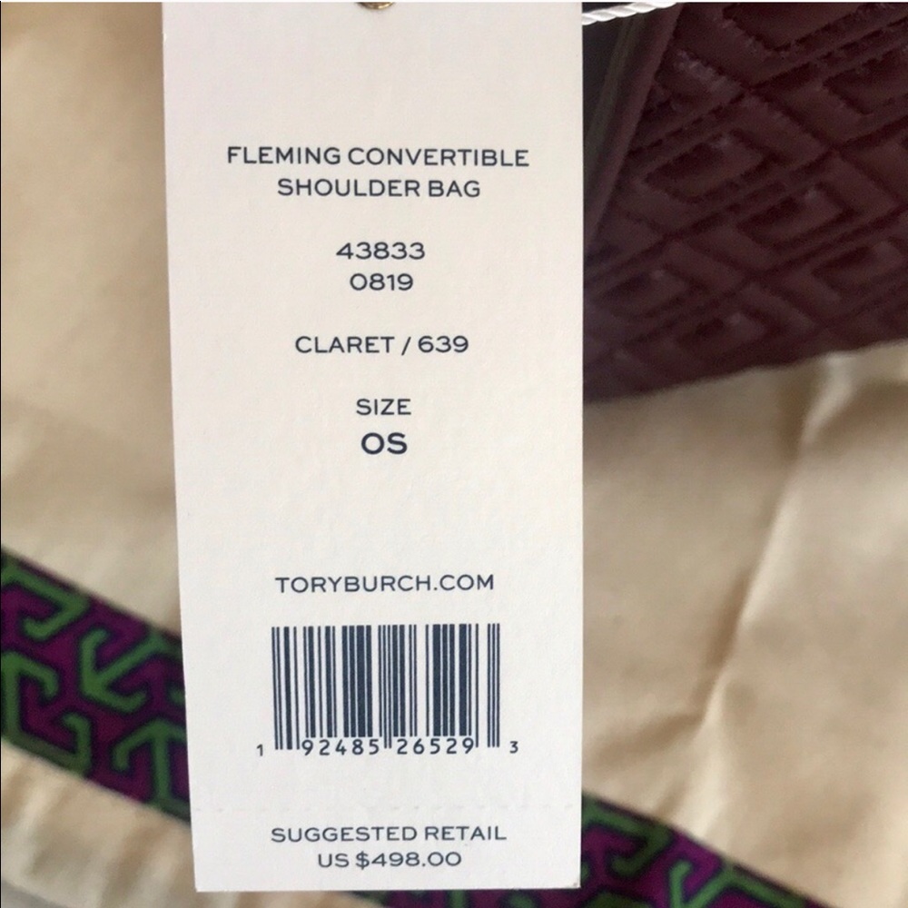 NEW Tory Burch Fleming Large Convertible Bag - Picture 6 of 6